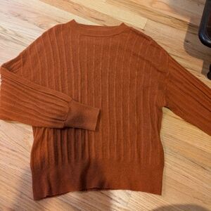 Deep Orange Sweater